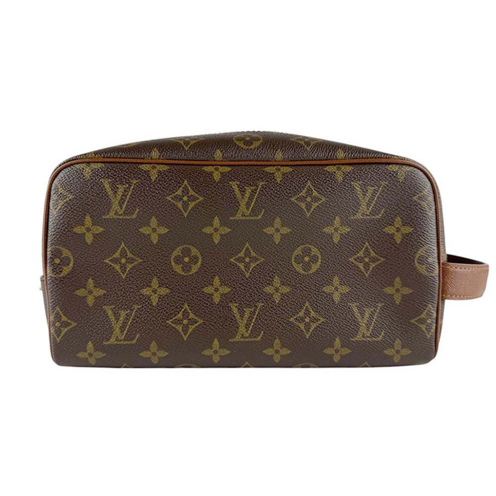 LOUIS VUITTON Authentic Brown Monogram Canvas Pouch - Picture 1 of 13